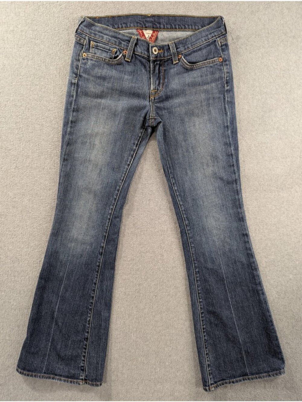 Lucky Brand Zoe Bootcut Jeans Womens 6 Blue Med Wash Low Rise Stretch USA